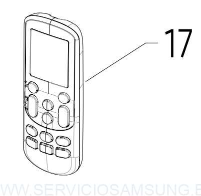 DB96-24901G Mando a distancia aire acondicionado Samsung