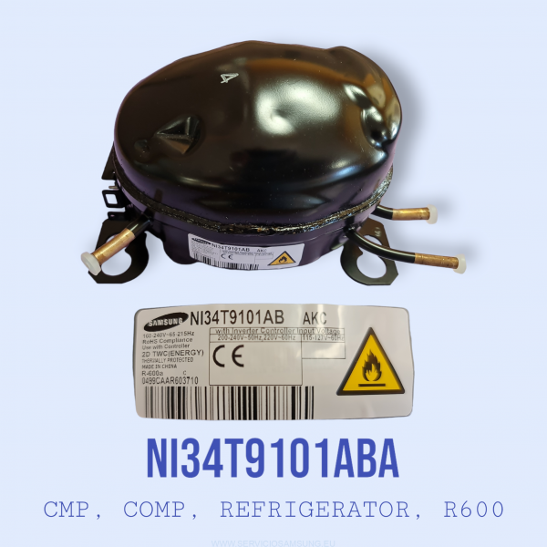 NI34T9101ABAKC COMPRESOR FRIGORIFICO SAMSUNG
