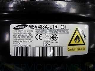 MSS470QL1U-E01 COMPRESOR FRIGORÍFICO SAMSUNG