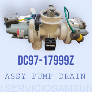 DC97-17999Z CONJUNTO BOMBA DE DESAGUAR COMPLETA LAVADORA SAMSUNG