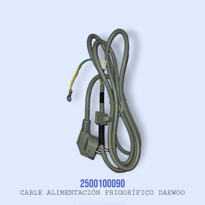 2500100090 Cable de alimentación frigorífico Daewoo