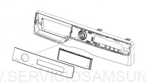 DC97-22404W CONJUNTO PANEL DE CONTROL LAVADORA SMAUSNG