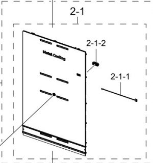 DA97-23195B TAPA PROTECTORA EVAPORADOR FRIGORIFICO SAMUSNG
