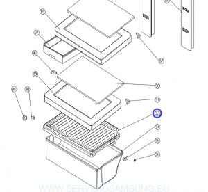 3011439701 BANDEJA VERDULERO FRIGORÍFICO DAEWOO