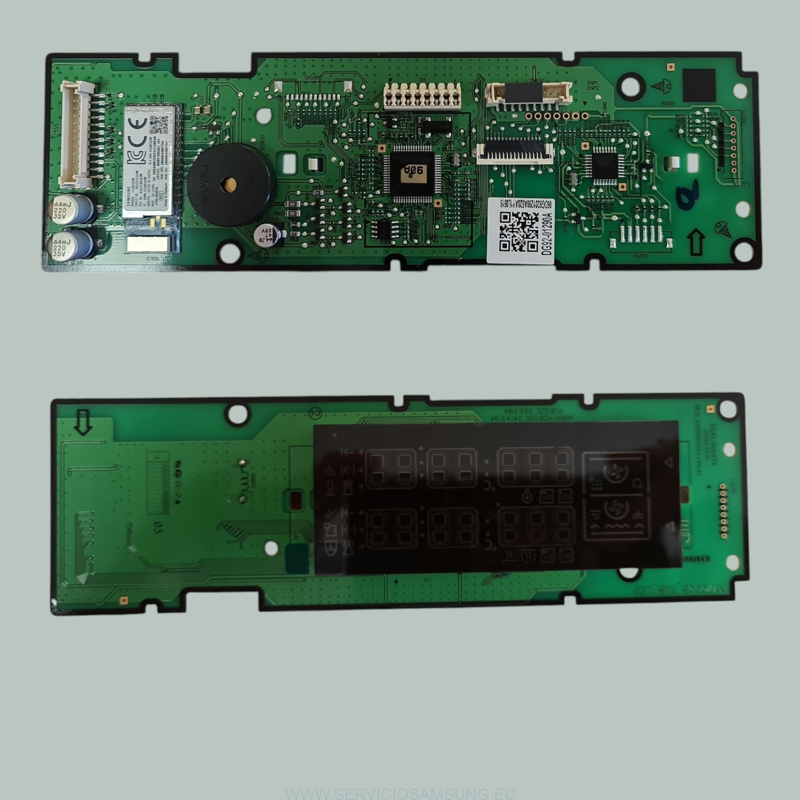 DG92-01290A CONJUNTO PLACA PANEL FRONTAL HORNO SAMSUNG