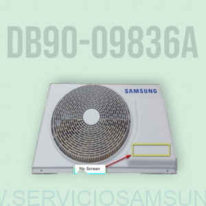 DB90-09836A – Panel frontal / gabinete frontal de unidad exterior de aire acondicionado Samsung