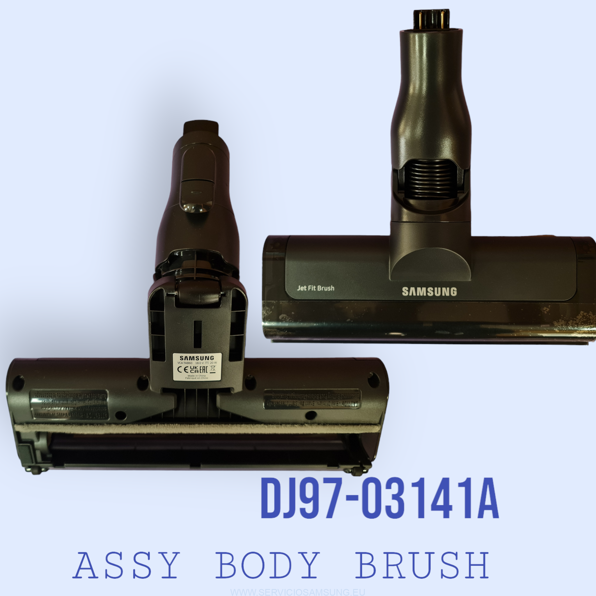 DJ97-03141A CARCASA CEPILLO ASPIRADORA SAMSUNG