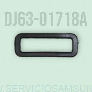 Junta de ducto DJ63-01718A original Samsung para aspiradora y robot aspirador, gasket de goma diseñado para sellar el conducto de aire, evitar fugas y mantener la potencia de succión en modelos Samsung compatibles.