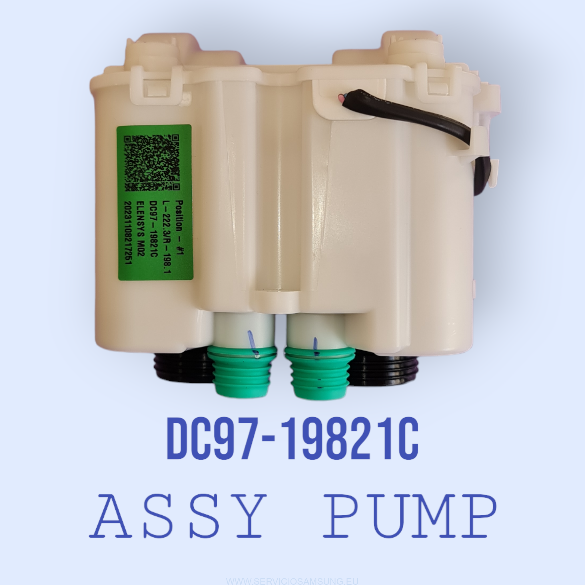 DC97-19821C BOMBA DE ADITIVOS LAVADORA SAMSUNG