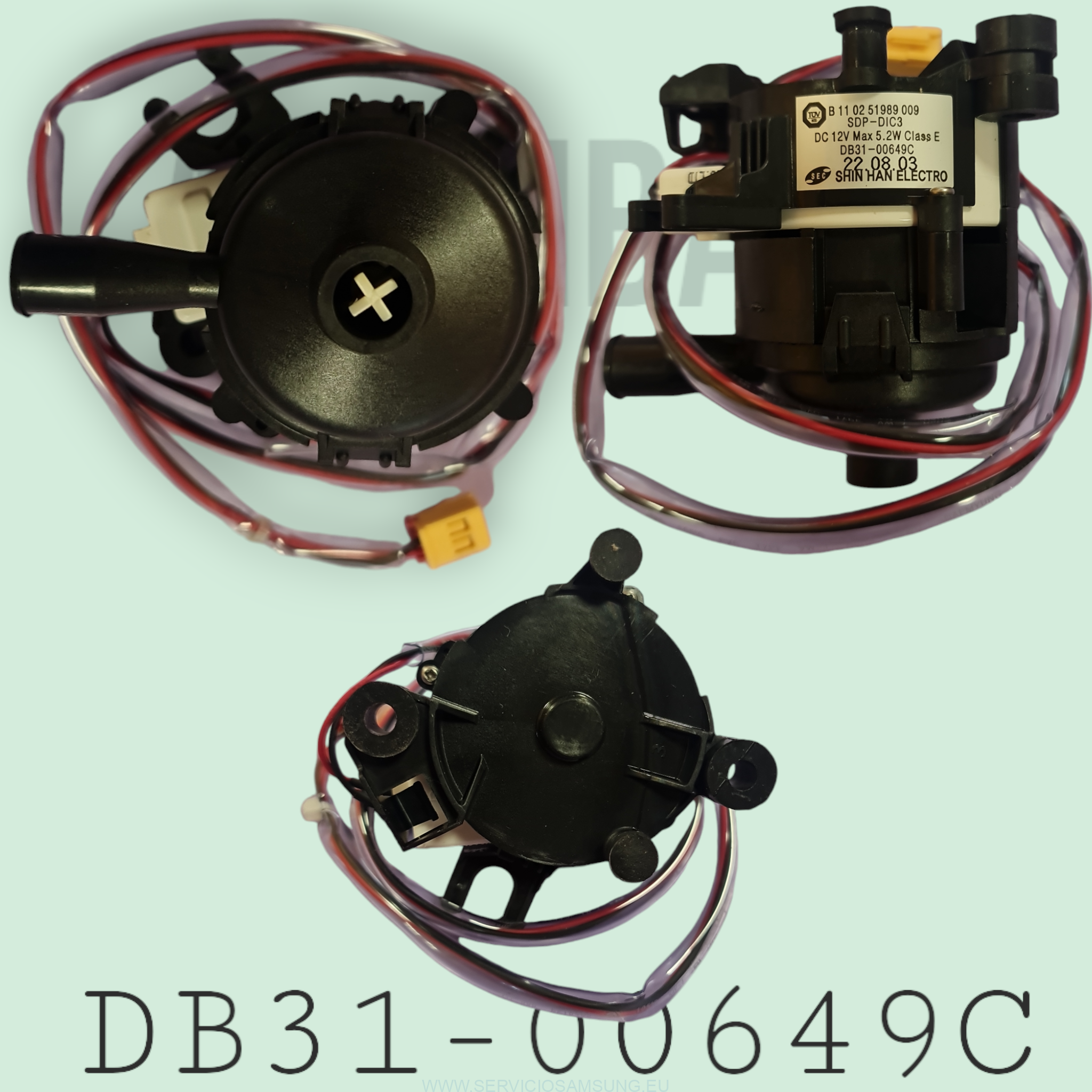 DB31-00649C BOMBA DE DRENAJE AIRE ACONDICIONADO SAMSUNG