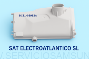 DC61-05952A CARCASA INFERIOR JABONERA LAVADORA SAMSUNG