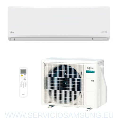 3NGG89915 Aire acondicionado 1x1 Fujitsu ASY35-KN split pared Inverter con Wi-Fi incluido