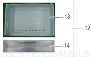 DA97-13114B CAJON SUPERIOR CONGELADOR, FRIGORIFICO SAMSUNG