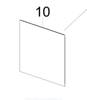 DA99-04505A PANEL FRONTAL PUERTA CONGELADOR, FRIGORÍFICO SAMSUNG